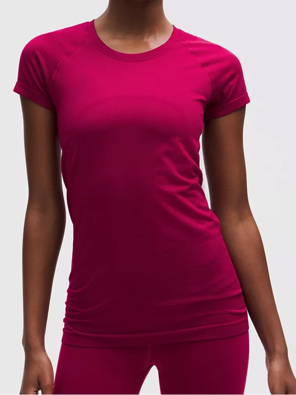 Lululemon Swiftly Short Sleeve Top Raspberry